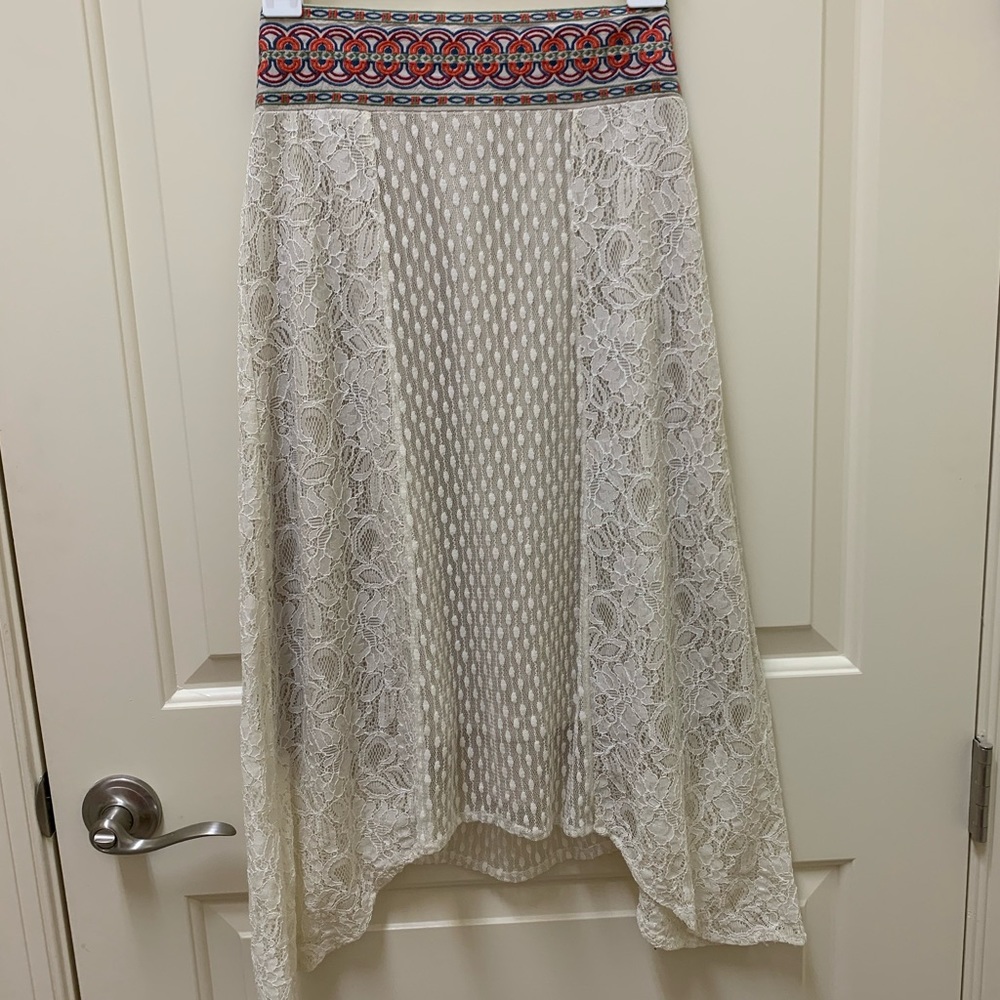 Flying Tomato Bohemian Lace Skirt